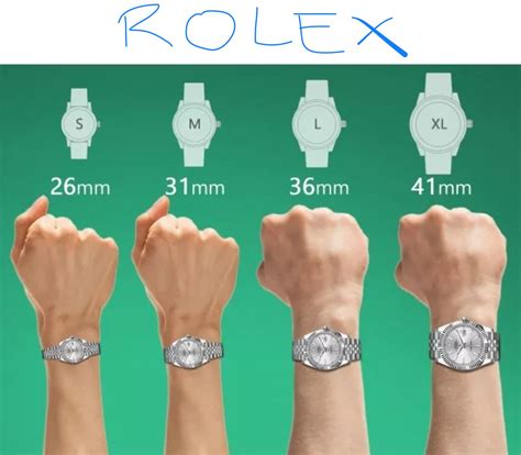 rolex sizes for women